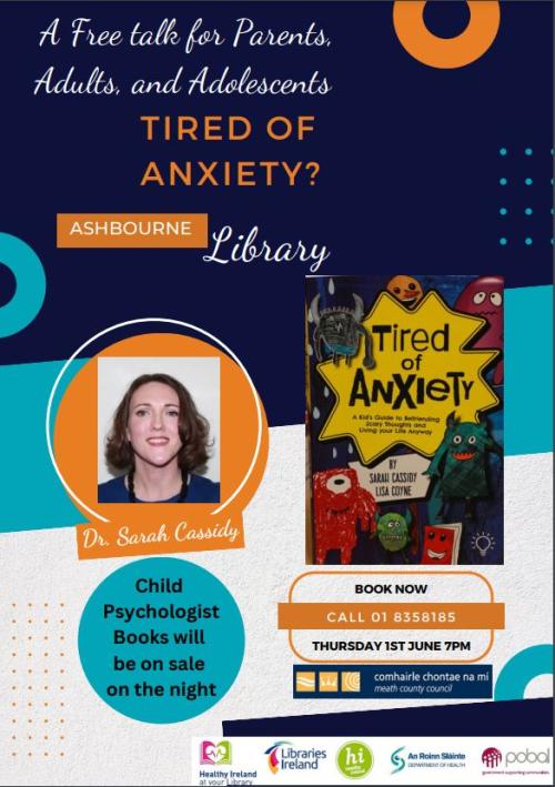 Talk on anxiety poster