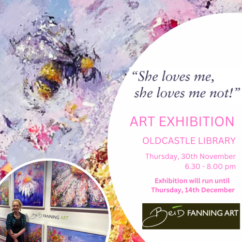 Brid Fanning Art Exhibition Oldcastle Library