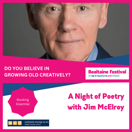 Bealtaine 2024 - A Night of Poetry with Jim McElroy