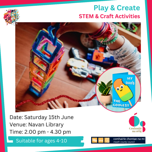 play and create at Navan Library