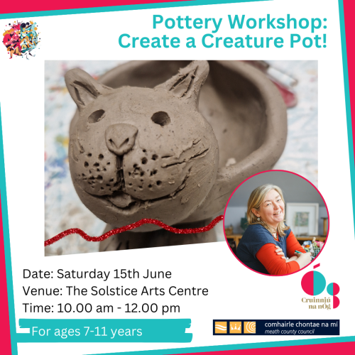 pottery workshop create a creature pot