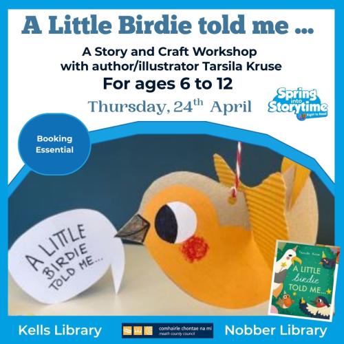 A Little Birdie Told Me... Story & Craft with Tarsila Kruse