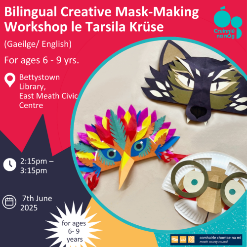 Cruinniú 2025 Bilingual Mask Making Workshop