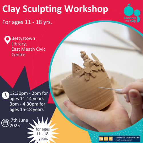 Cruinniú 2025 Clay Sculpting Workshop