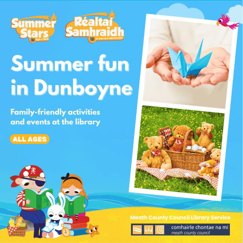 free summer events for children at Dunboyne Library
