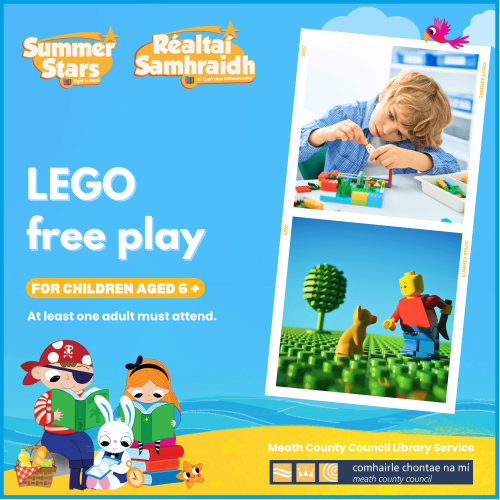 Lego Free Play children activity summer 2025 free meath
