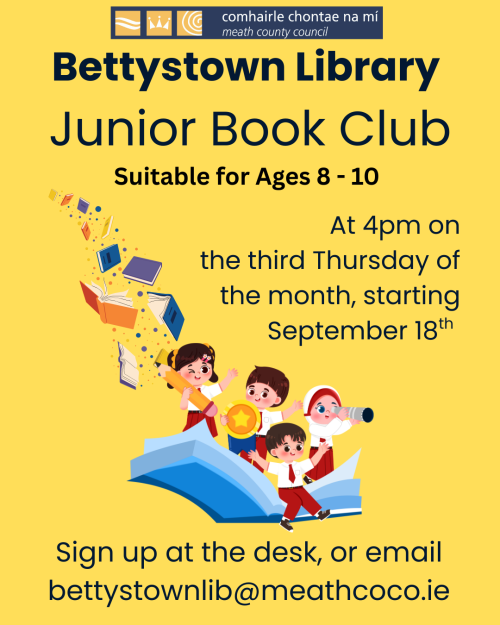 Junior Book Club - Bettystown Library 
