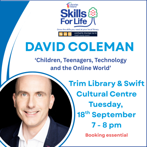 David Coleman Children Teenagers Technology and the Online World Trim Library and Swift Cultural Centre
