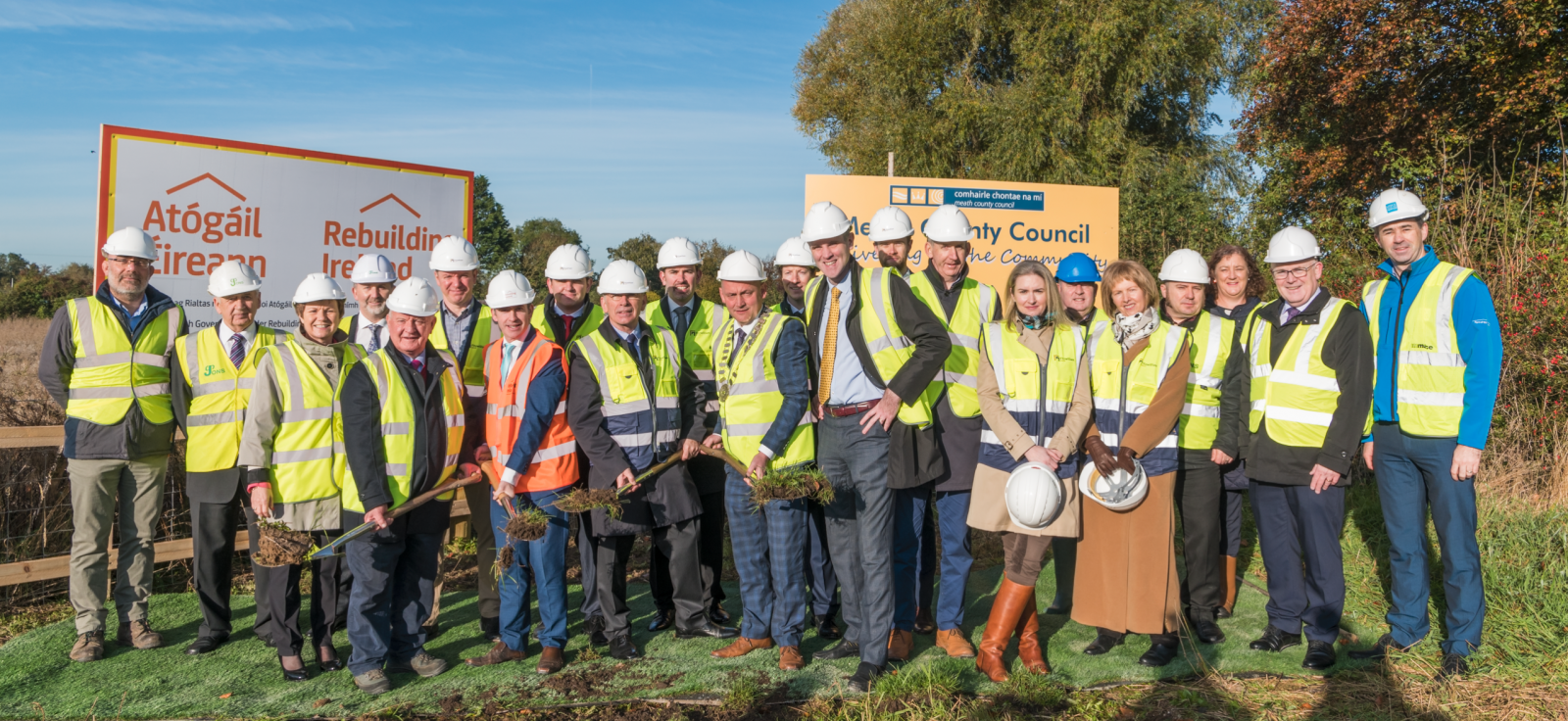 Official Photo of Sod Turning