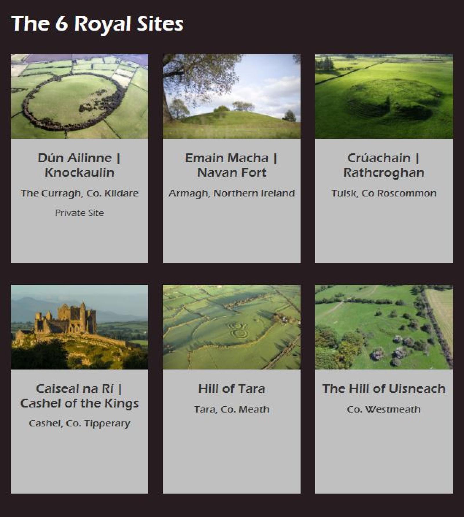 6 Royal Sites