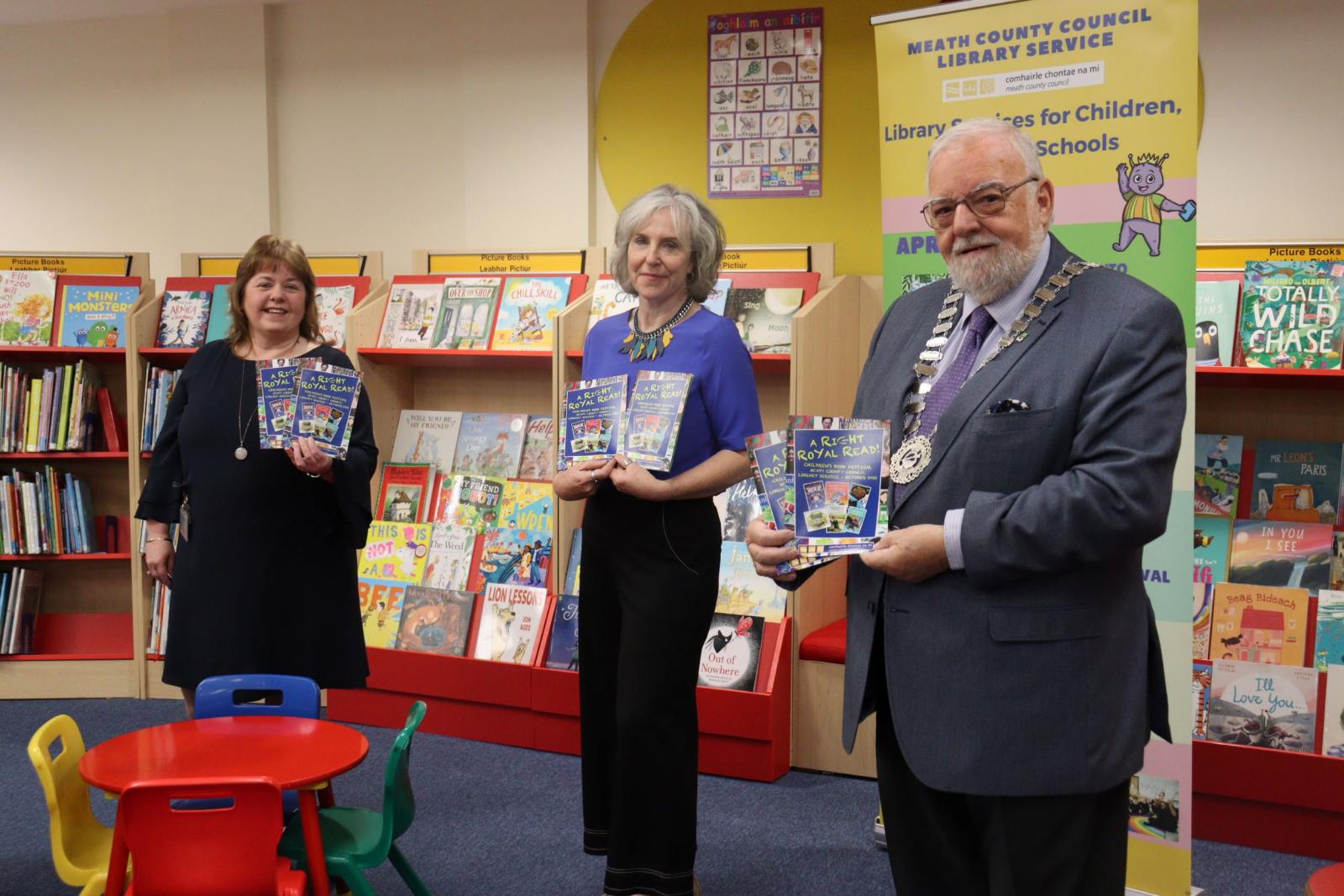 Launch of this year’s Children’s Book Festival at Ashbourne Library