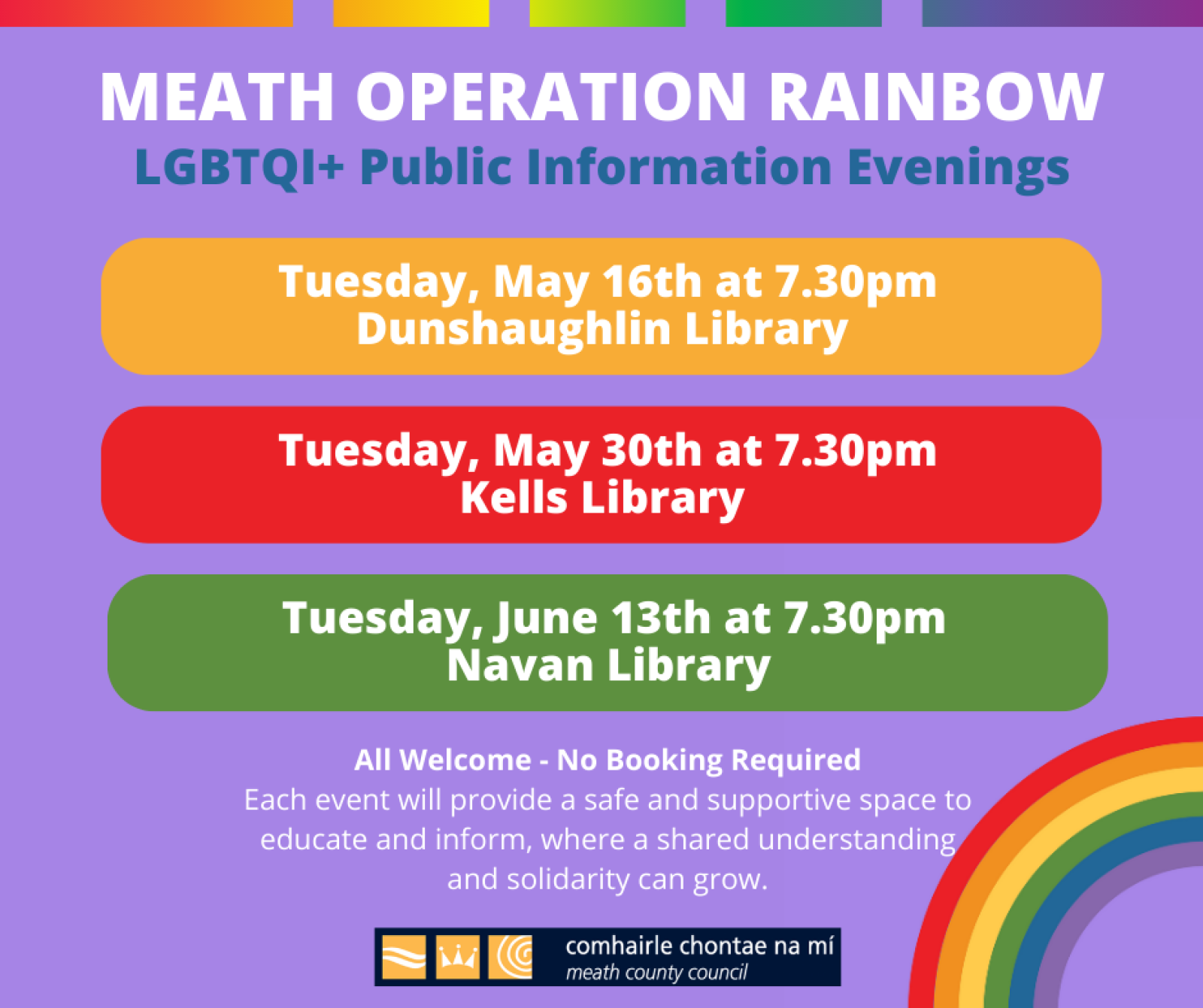 Public Information Evenings