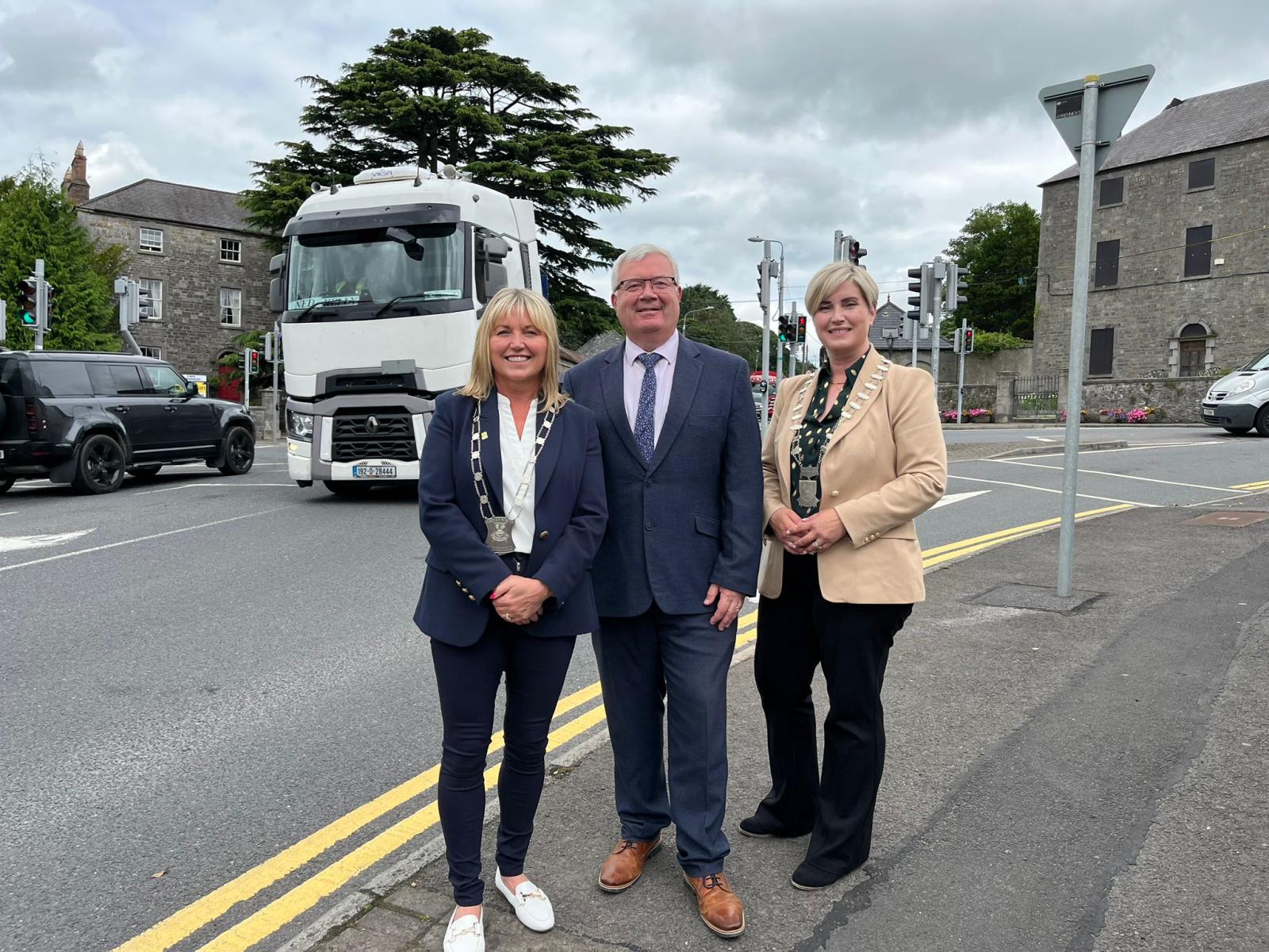 L-R: Cathaoirleach of Laytown-Bettystown MD Cllr. Sharon Tolan, Chief Executive of Meath County Council Kieran Kehoe and Meath County Council Leas Chathaoirleach Cllr. Caroline O'Reilly