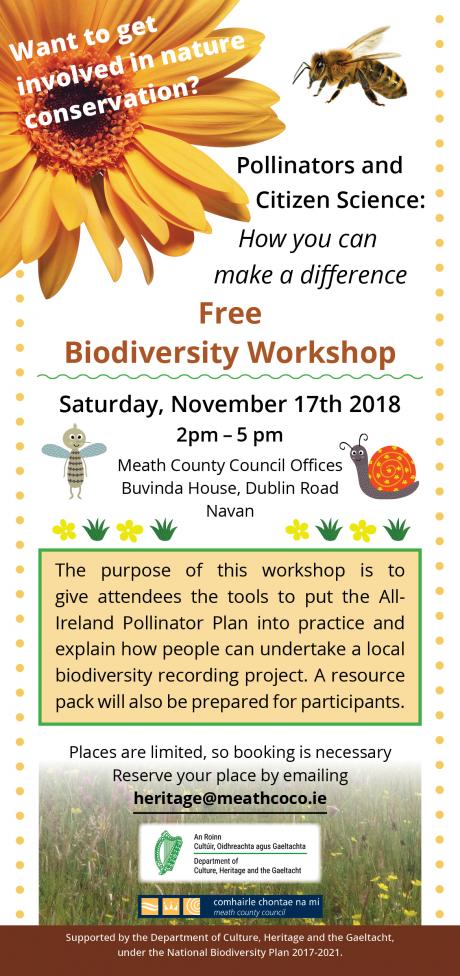 Free Biodiversity Workshop November 2018