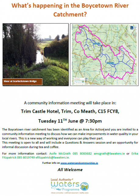 Boycetown River Catchment Community Information Meeting