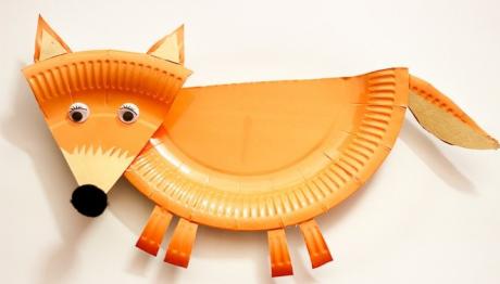 Paper Plate Mr Fox