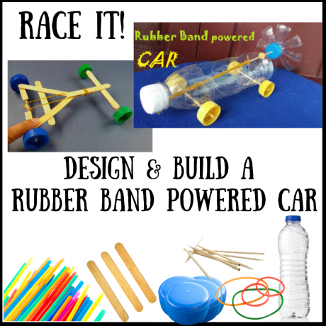 Rubber Band Powered Car