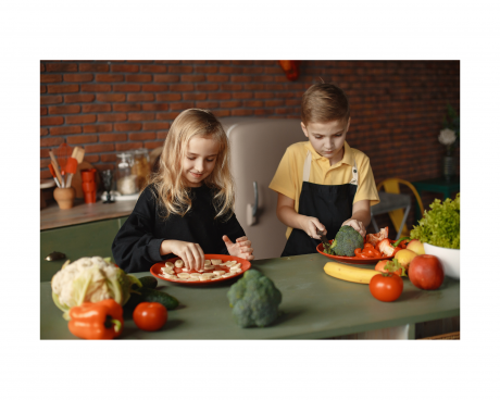 Children Cooking at Lismullin Cookery School