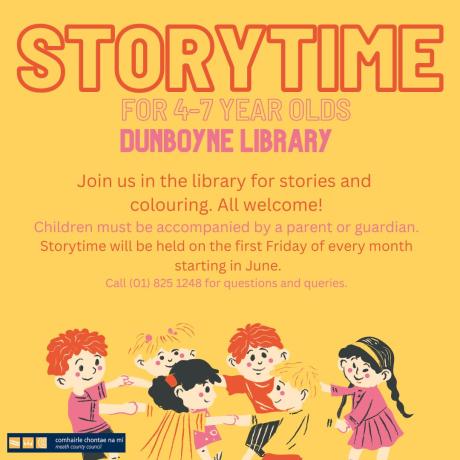 Storytime for ages 4-7