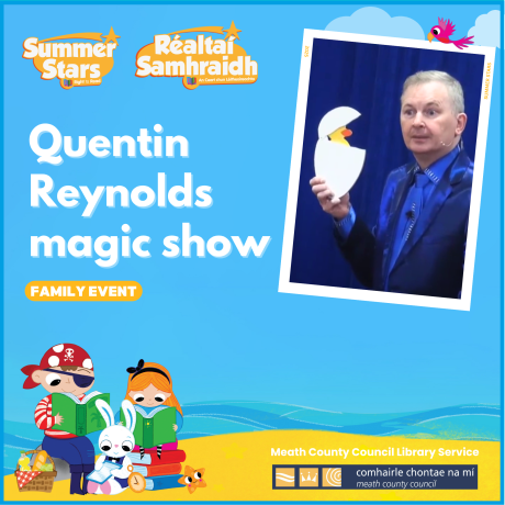 magic show in irish rathcairn library free summer