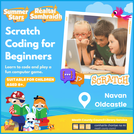 free scratch coding workshop for children summer meath