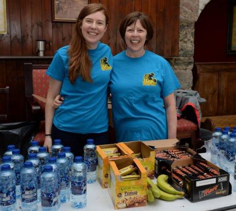 Volunteers at Water Stop