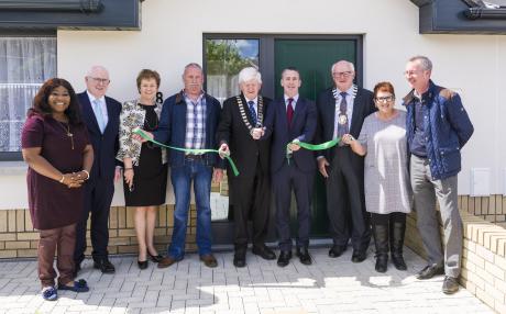 Meath County Council Age Friendly Housing Navan Launch. Ribbon cutting event