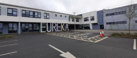Picture of Eureka Secondary School, Kells, Co Meath. School building & carpark. 