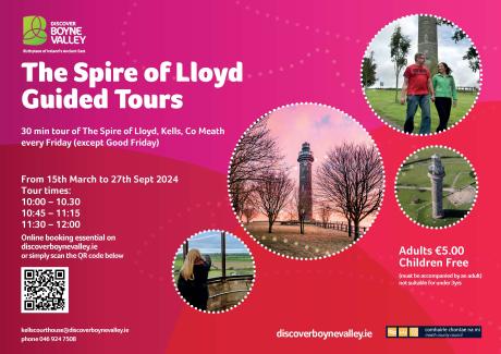 New Tours of the Spire of Lloyd will open to the public from March – September 2024