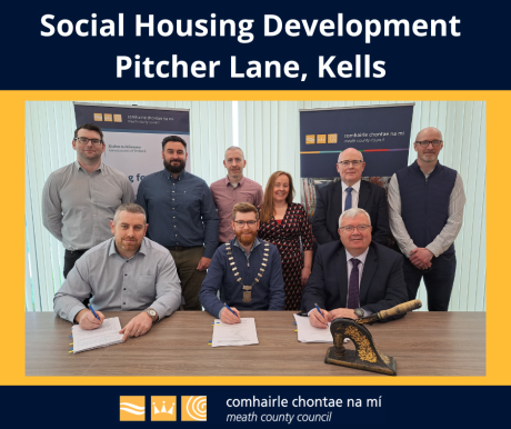 Contract Signing for Social Housing Kells