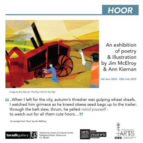 ‘Hoor’  An exhibition of poetry and illustration