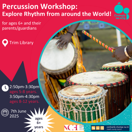 Cruinniú 2025 Percussion Workshop