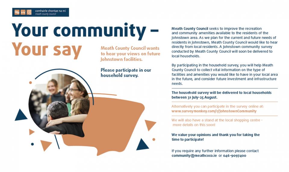 Johnstown Community Facility Consultation Advert